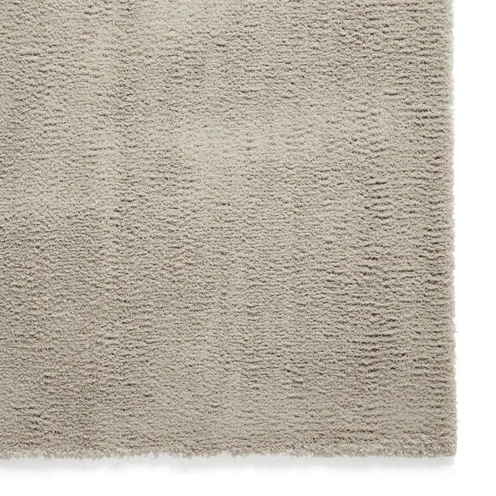 Think Rugs kara washable silver Grey Living Room Shaggy Rug.