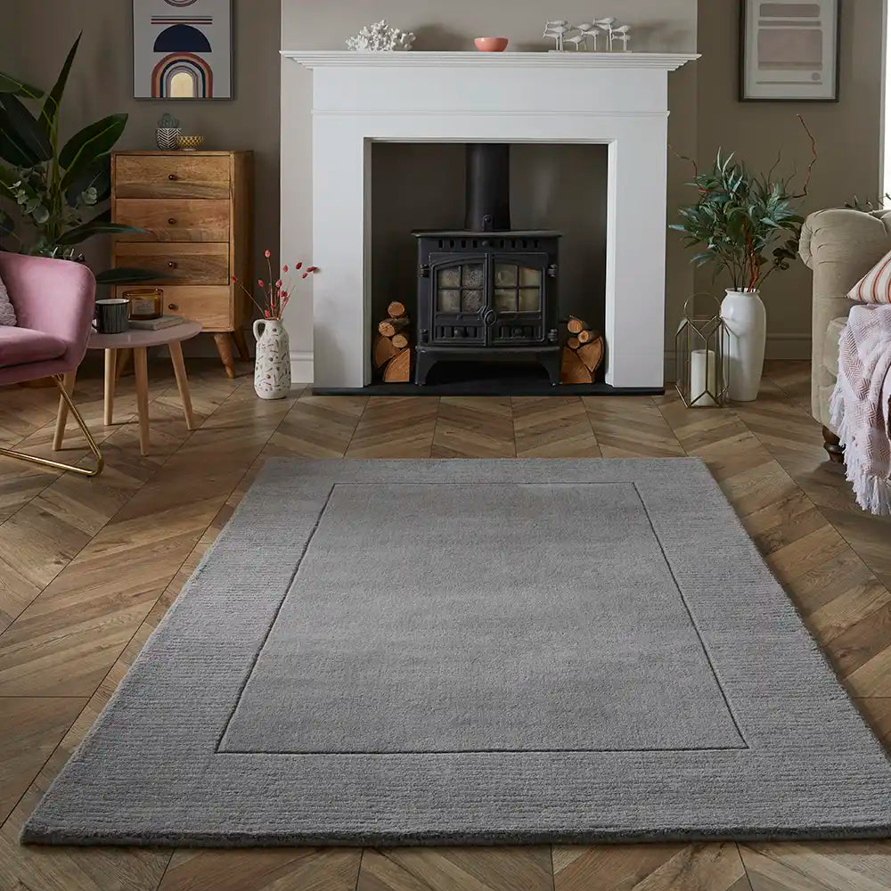 Mayfair Esme Silver Rugs - Buy Silver Rugs Online from Rugs Direct ...