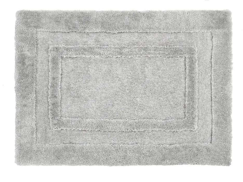 Origins frame silver Grey Living Room Geometric Rug.