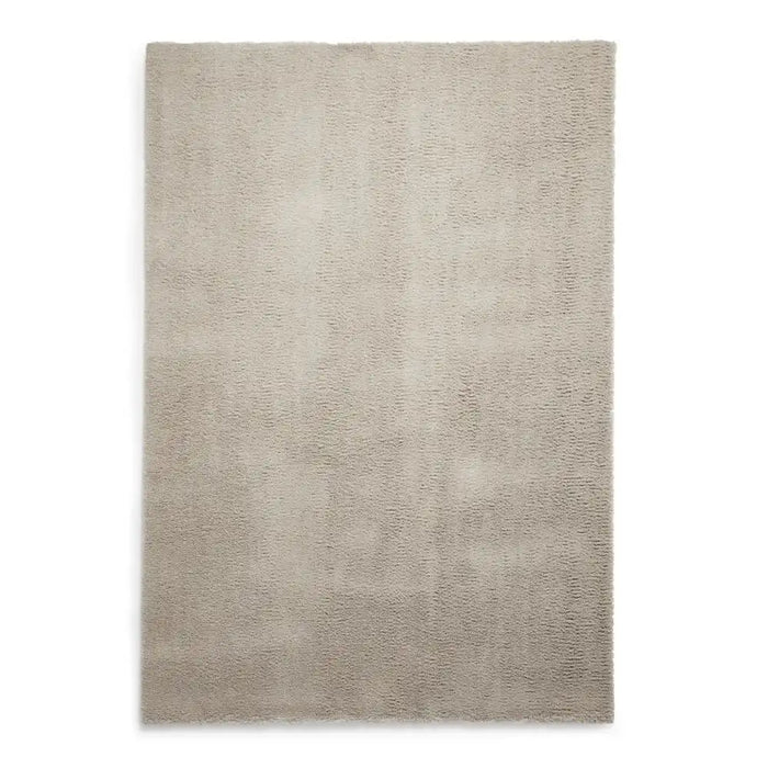 Think Rugs kara washable silver Grey Living Room Shaggy Rug.