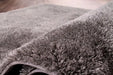 HMC whisper hmc silver Grey Living Room Shaggy Rug.