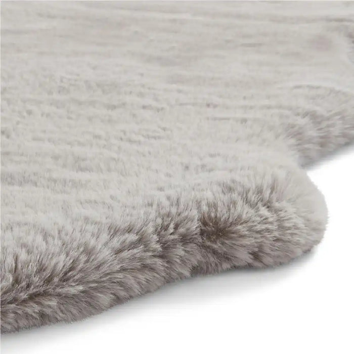 Think Rugs super teddy sheepskin silver Grey Living Room Shaggy Rug.