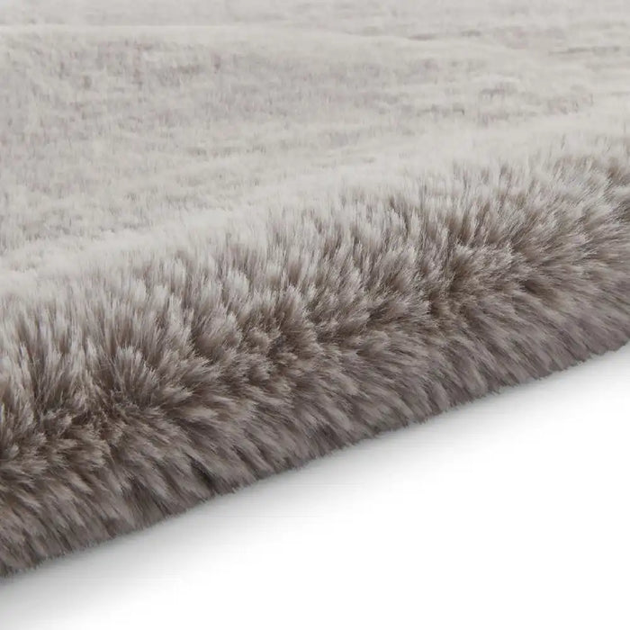 Think Rugs super teddy sheepskin silver Grey Living Room Shaggy Rug.