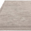 Asiatic rise silver Grey Living Room Wool Rug.