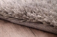 HMC whisper hmc silver Grey Living Room Shaggy Rug.