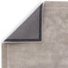 Asiatic rise silver Grey Living Room Wool Rug.