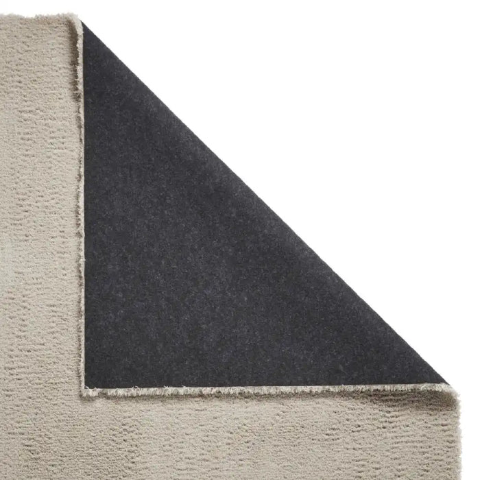Think Rugs kara washable silver Grey Living Room Shaggy Rug.