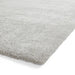 Think Rugs cove silver Grey Living Room Shaggy Rug.