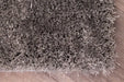 HMC whisper hmc silver Grey Living Room Shaggy Rug.