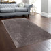 HMC whisper hmc silver Grey Living Room Shaggy Rug.