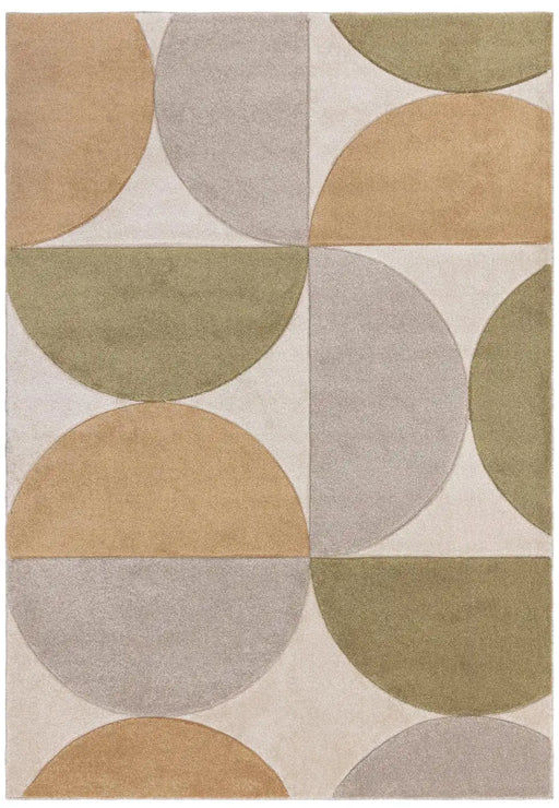 Asiatic sketch sk15 curve ochre Yellow Living Room  Rug.