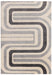 Asiatic sketch sk17 contour grey Grey Living Room  Rug.