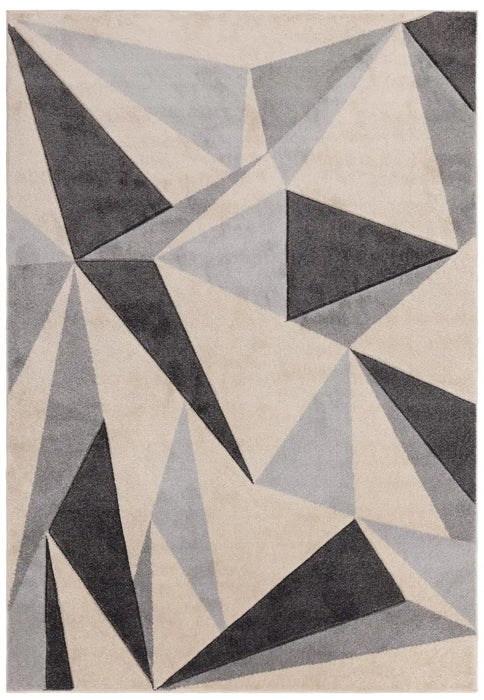 Asiatic sketch sk21 kaleidoscope grey Grey Living Room  Rug.