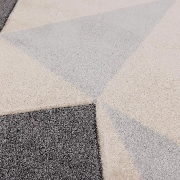 Asiatic sketch sk21 kaleidoscope grey Grey Living Room  Rug.