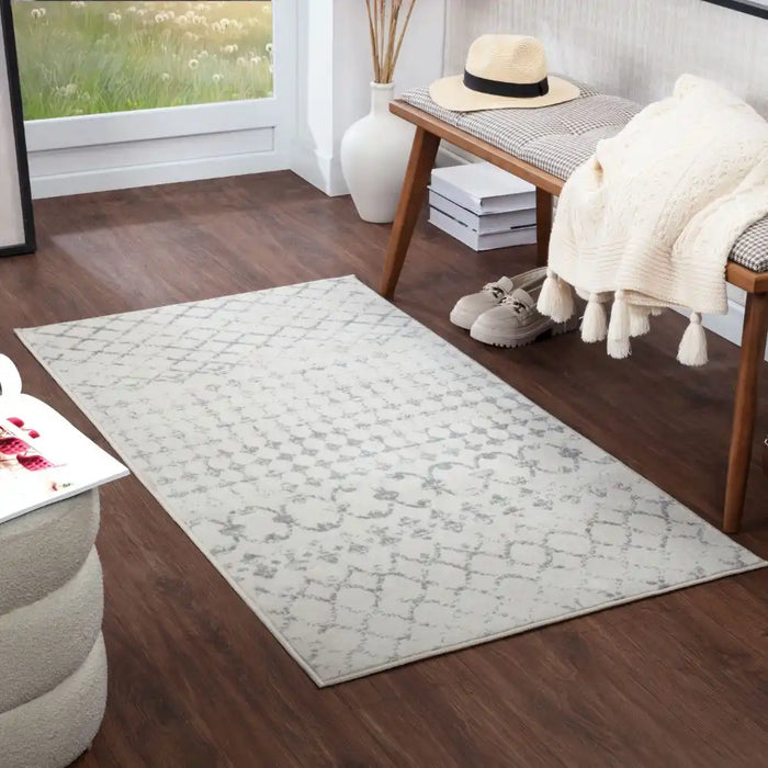 ROM SOFIA 2343 White Ivory Rug — RugsDirect Online