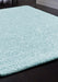 My Mats buddy soft blue Blue Living Room Shaggy Rug.