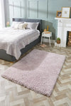 Origins chicago soft lilac Purple Living Room Shaggy Rug.