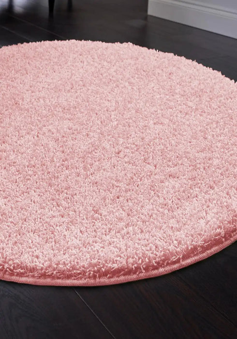 My Mats buddy soft pink Pink Living Room Shaggy Rug.