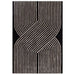 Asiatic matrix asiatic solstice gunmetal Grey, Black Living Room Wool Rug.
