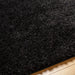 Surya mog soso 2301 black Black Living Room Shaggy Rug.