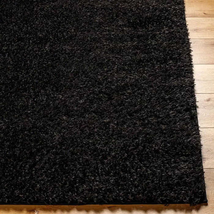 Surya mog soso 2301 black Black Living Room Shaggy Rug.