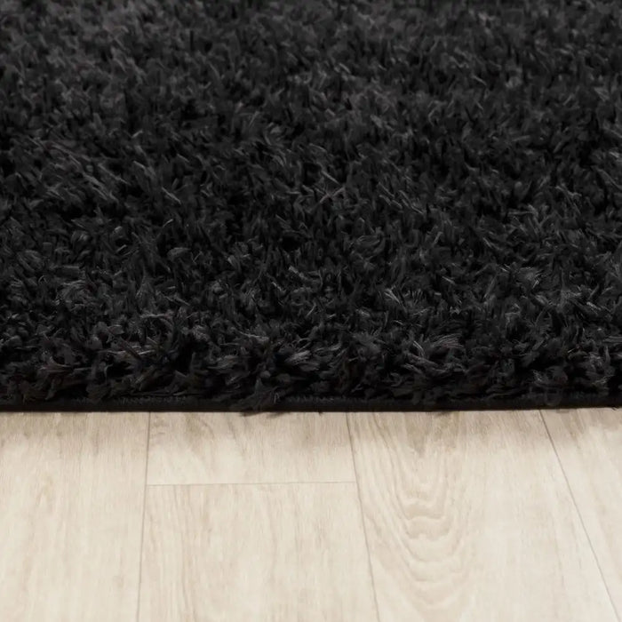 Surya mog soso 2301 black Black Living Room Shaggy Rug.