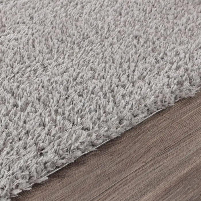 Surya mog soso 2304 grey Grey Living Room Shaggy Rug.