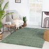Surya mog soso 2306 green Green Living Room Shaggy Rug.