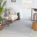 Surya mog soso 2309 grey Grey Living Room Shaggy Rug.