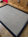 Sisal Rugs boucle sisal spice with charcoal border Grey, Multicoloured Kitchen  Natural Fibre Rug.