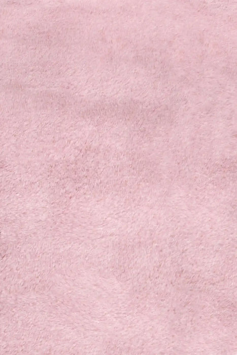 HMC tipped luxe fur spiced pink Pink Living Room Shaggy Rug.