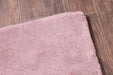 HMC tipped luxe fur spiced pink Pink Living Room Shaggy Rug.