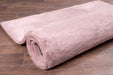 HMC tipped luxe fur spiced pink Pink Living Room Shaggy Rug.