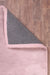 HMC tipped luxe fur spiced pink Pink Living Room Shaggy Rug.