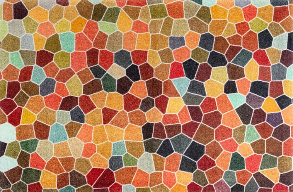 Wash + Dry decor splendour Multicoloured Living Room Washable Rug.