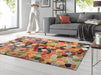 Wash + Dry decor splendour Multicoloured Living Room Washable Rug.