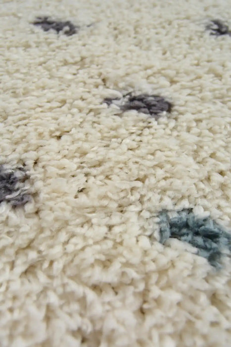 Homemaker snug melrose spot Ivory, Multicoloured Living Room Geometric Rug.