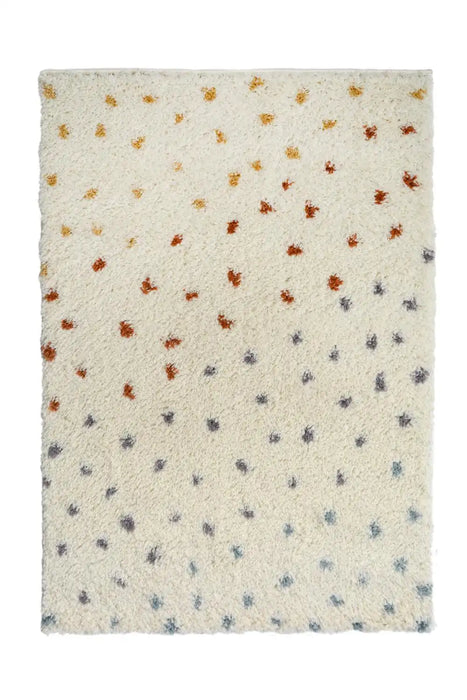Homemaker snug melrose spot Ivory, Multicoloured Living Room Geometric Rug.