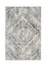 Homemaker abstract melrose square grey Grey Living Room Geometric Rug.