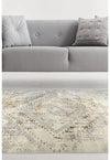 Homemaker abstract melrose square ochre Grey, Yellow Living Room Geometric Rug.