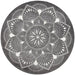 Wash + Dry decor stardream Grey Living Room Washable Rug.