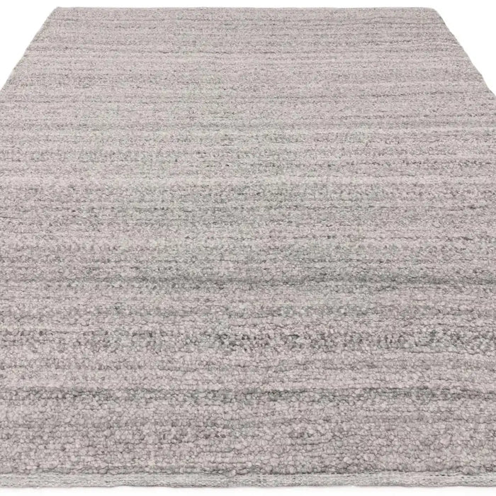 Asiatic abbus steel Grey Living Room Flat Weave Rug.