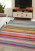 Homemaker villa stripe Multicoloured Living Room Geometric Rug.