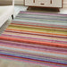 Homemaker villa stripe Multicoloured Living Room Geometric Rug.