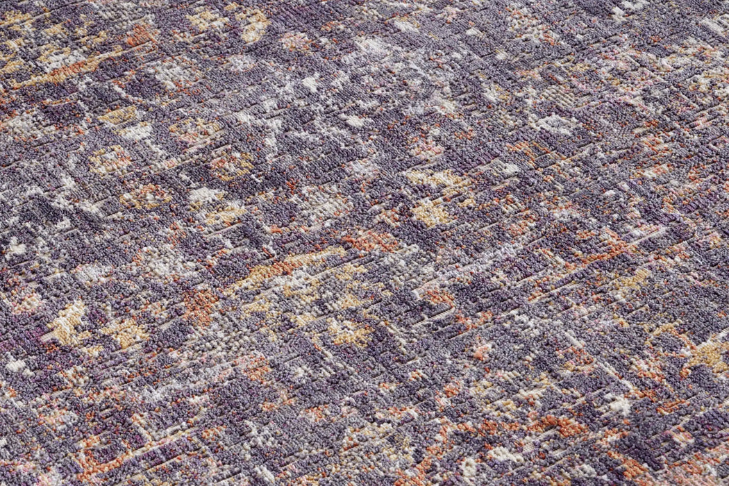 Nouristan cairo sues grey multi Blue, Multicoloured Living Room Moroccan Rug.