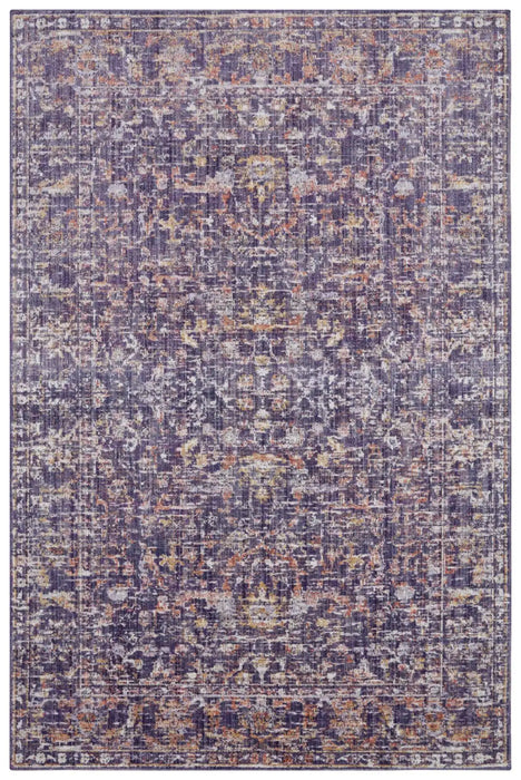 Nouristan cairo sues grey multi Blue, Multicoloured Living Room Moroccan Rug.