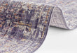 Nouristan cairo sues grey multi Blue, Multicoloured Living Room Moroccan Rug.