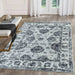 Likewise Matting silk road washable sulus Grey Living Room Washable Rug.