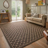 Concept Looms sumac indoor outdoor sum105 brown Brown Living Room Washable Rug.