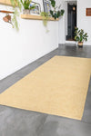 Woven Edge dreamweaver sun kissed ochre Yellow Living Room  Rug.